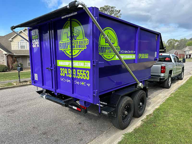 Bama Dumpster Rentals and Junk Removal Dumpster
