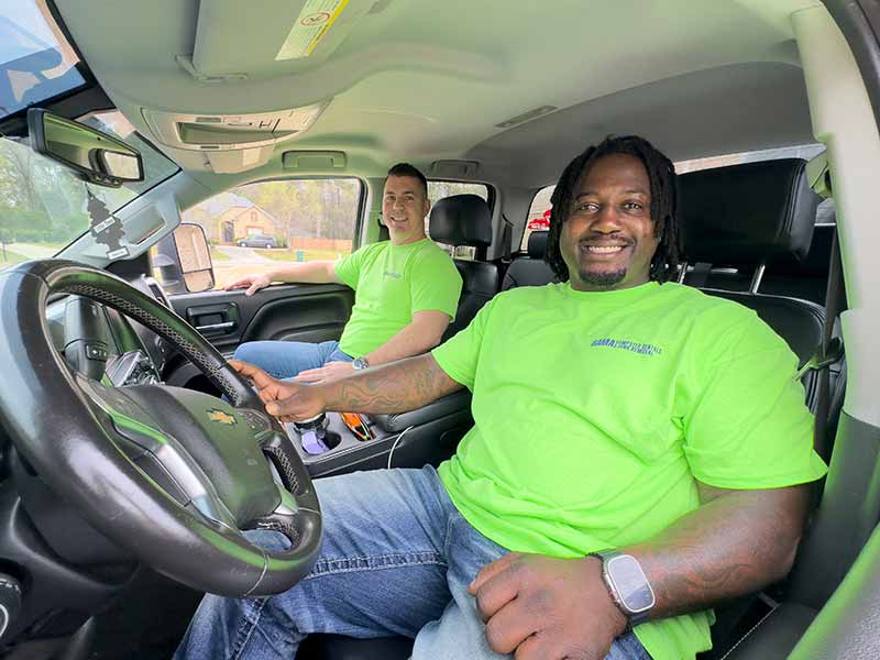 Bama Dumpster Rentals and Junk Removal Experts Posing